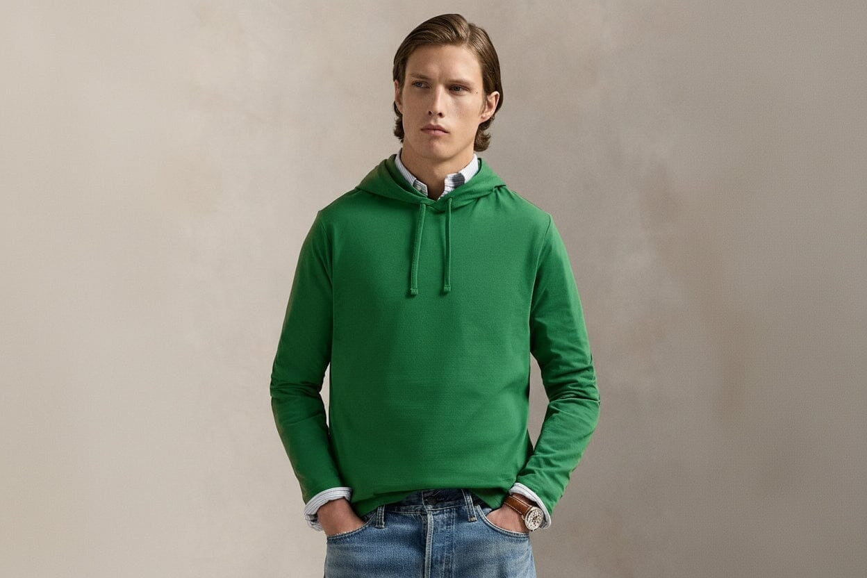 Polo Bear Jersey Kapuzen-T-Shirt