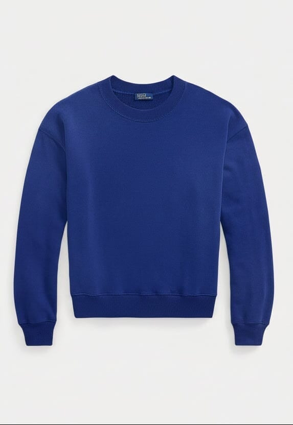 Polo Bear Leichtes Fleece-Shirt Mit Rundhalsausschnitt